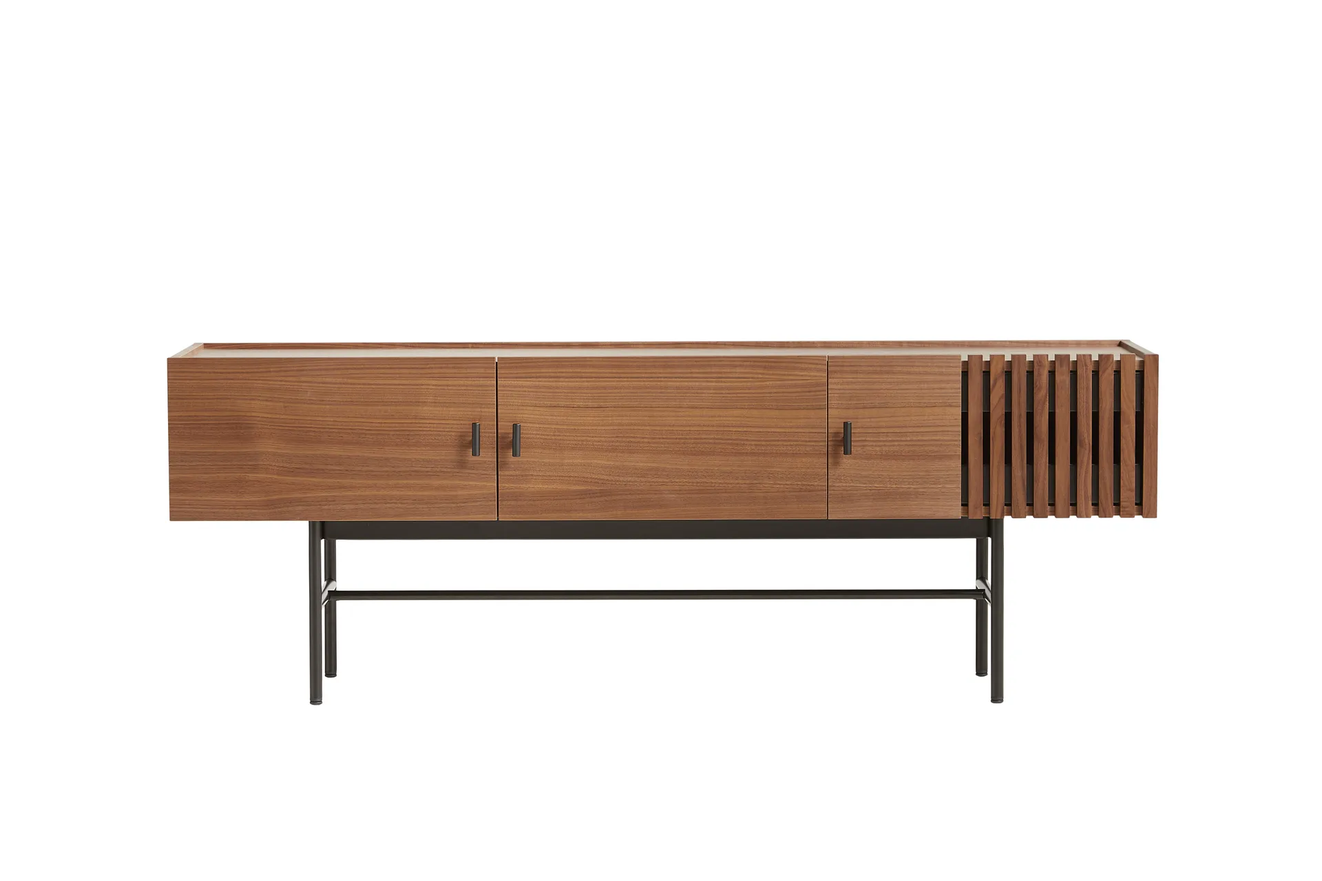 Array side table, low, 150 cm, Walnut Woud