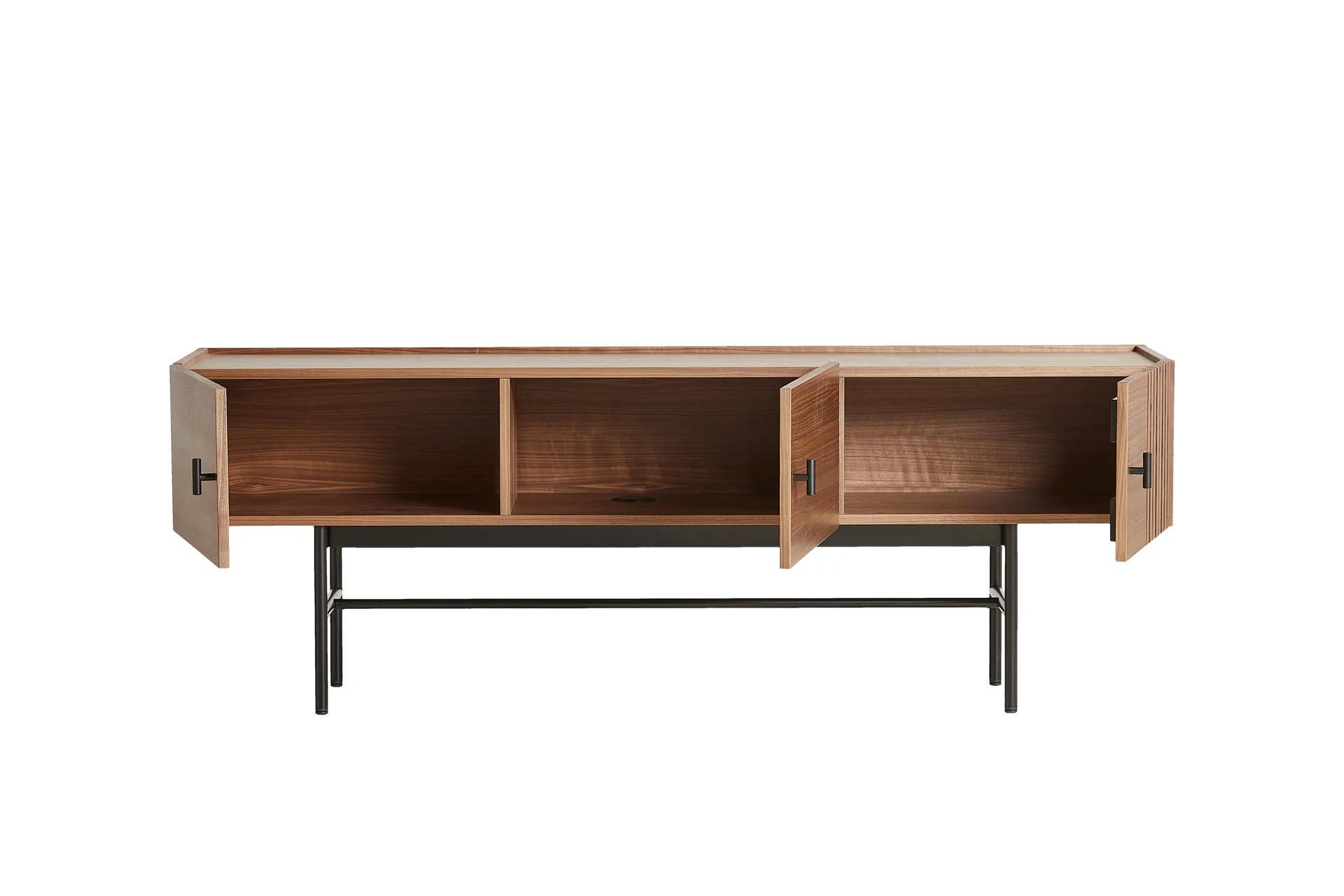 Array side table, low, 150 cm, Walnut Woud