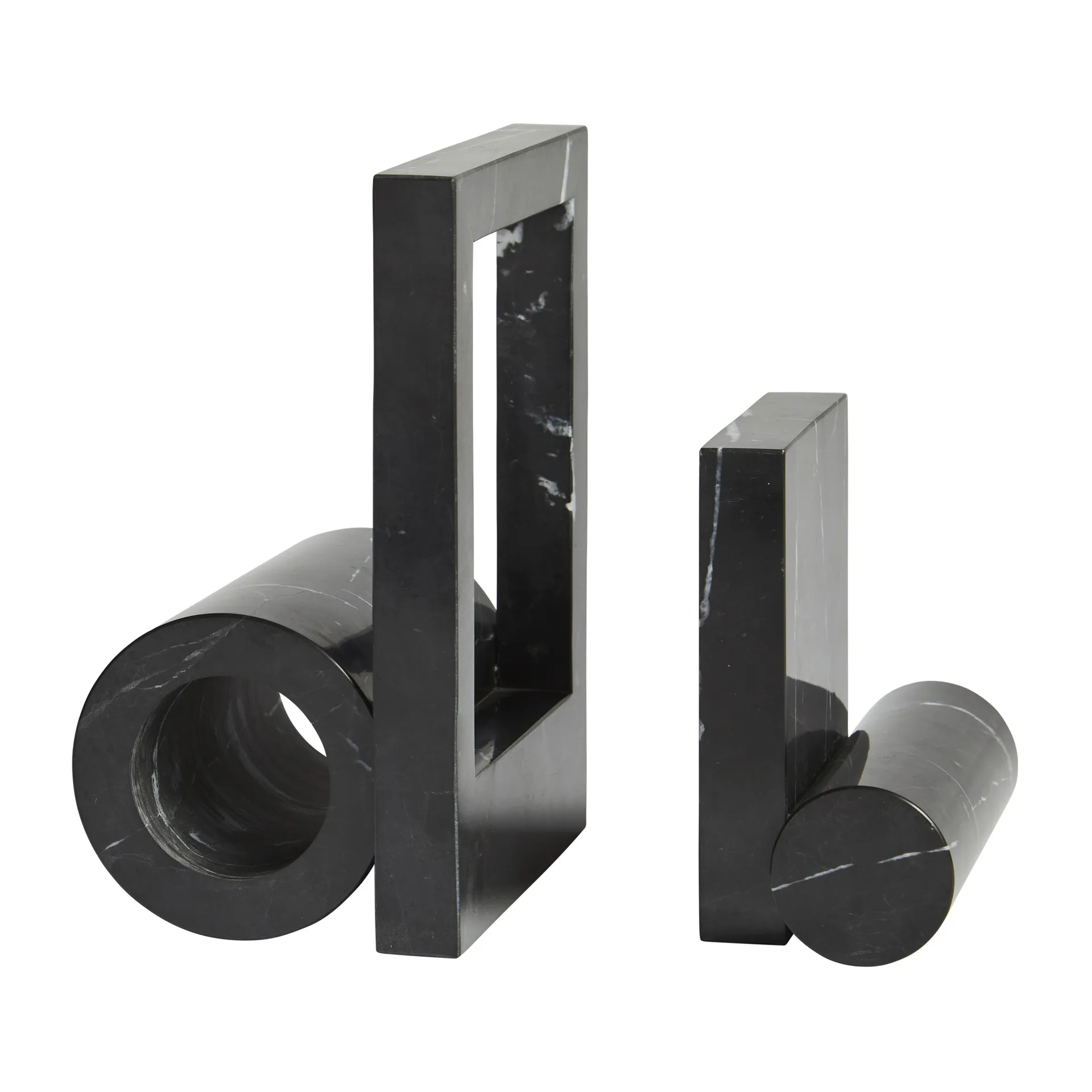 Booknd book support marble, Black Woud