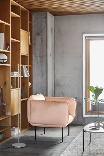 Cnno floor lamp - Satin - Woud