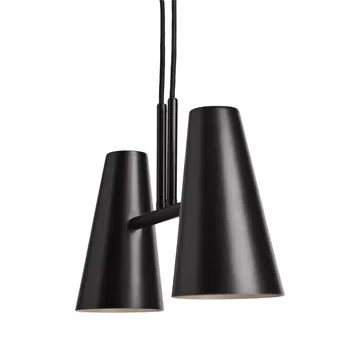 Cono pendant lamp 2 shades - Black - Woud