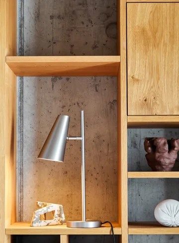 Cono table lamp - Satin - Woud