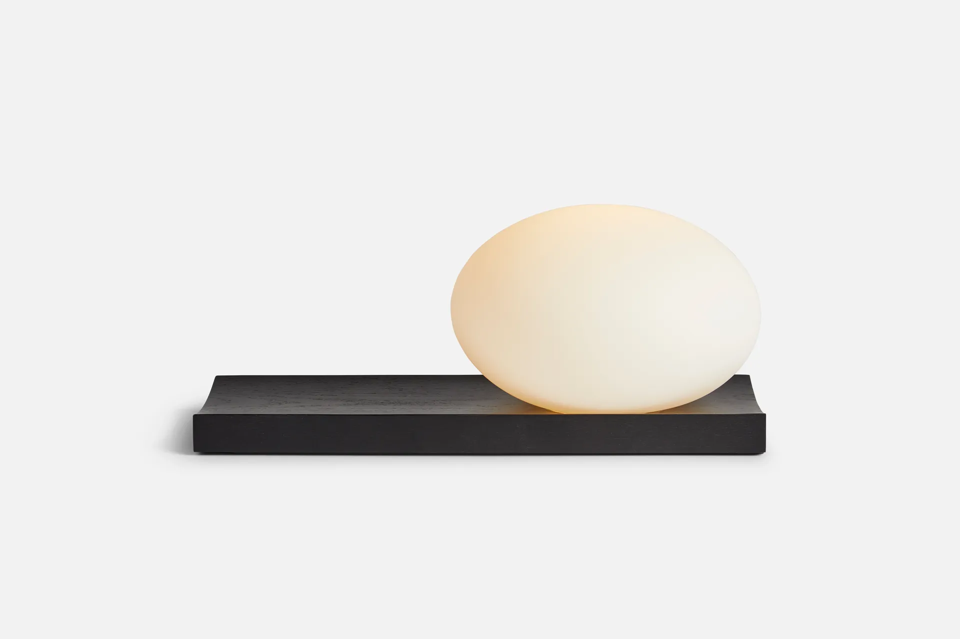 Dew table lamp/wall lamp, Black Woud