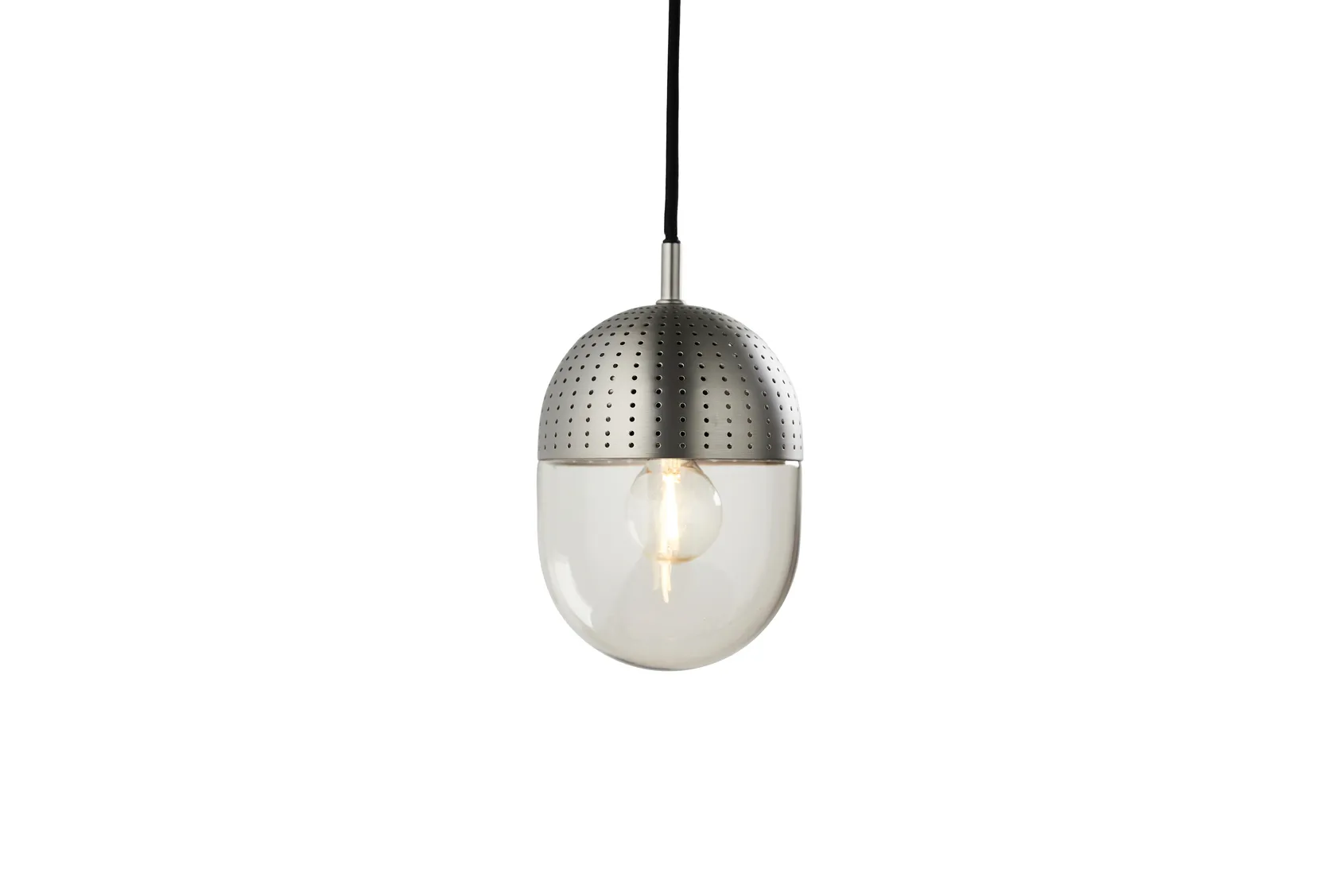 Dot pendant medium, Satin Woud