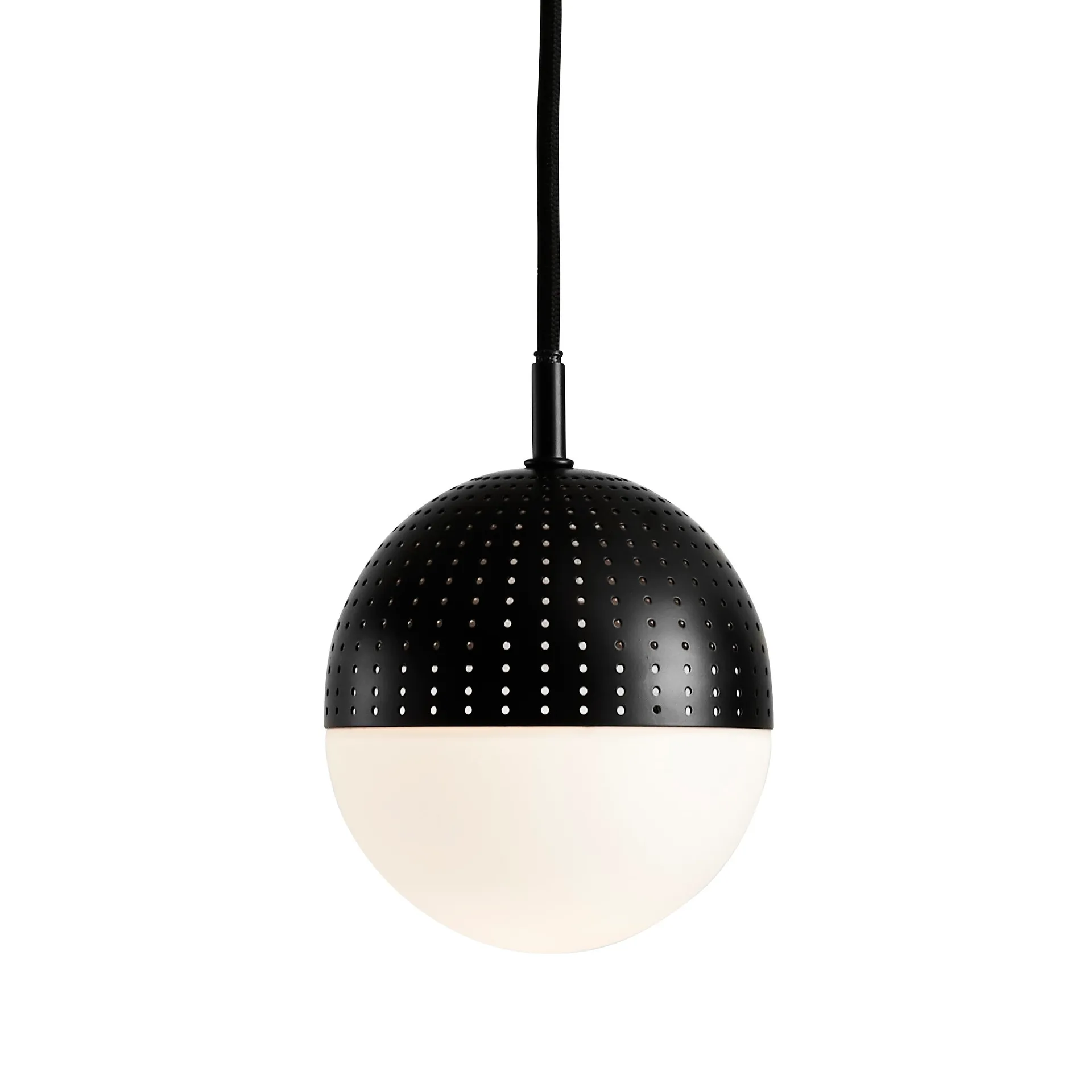 Dot pendant small, black Woud