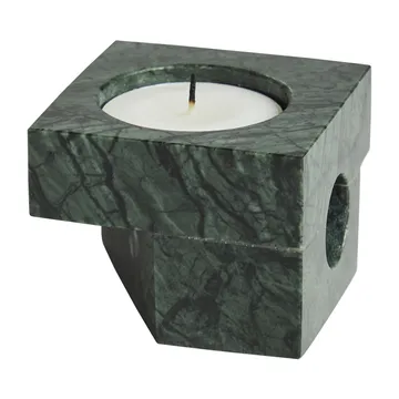 Jeu de dés 2 candle holder marble - Green - Woud