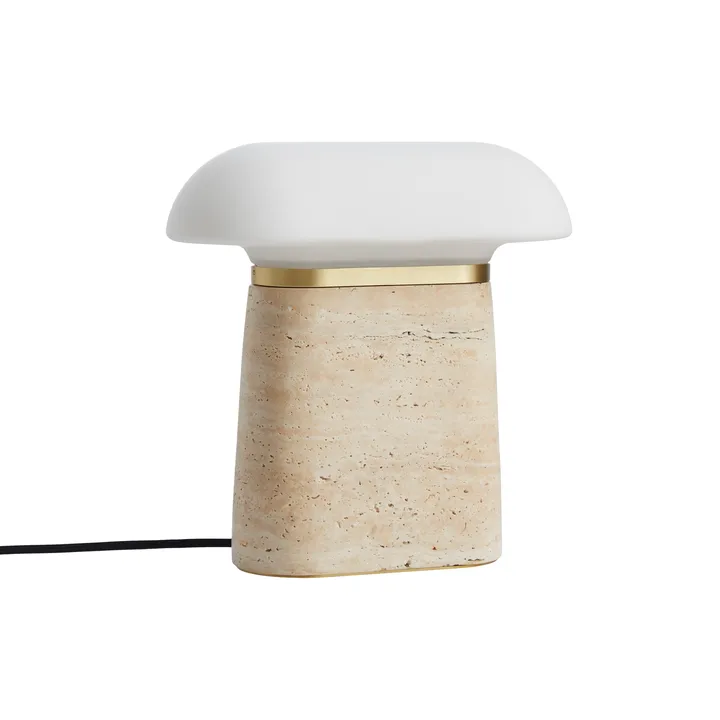 Nova table lamp - Ivory - Woud