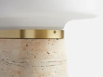 Nova table lamp - Ivory - Woud