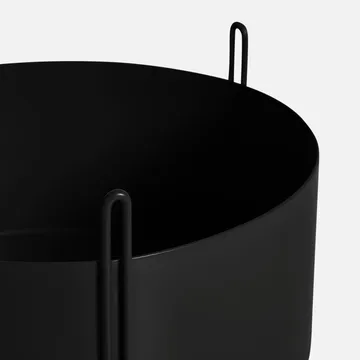 Pidestall flowerpot large Ø40 cm - Black - Woud