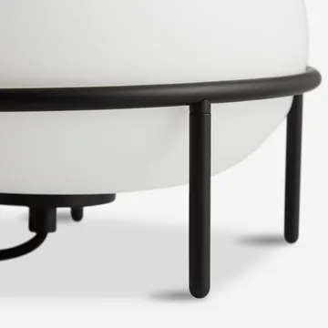 Pump table lamp - black/ opal - Woud