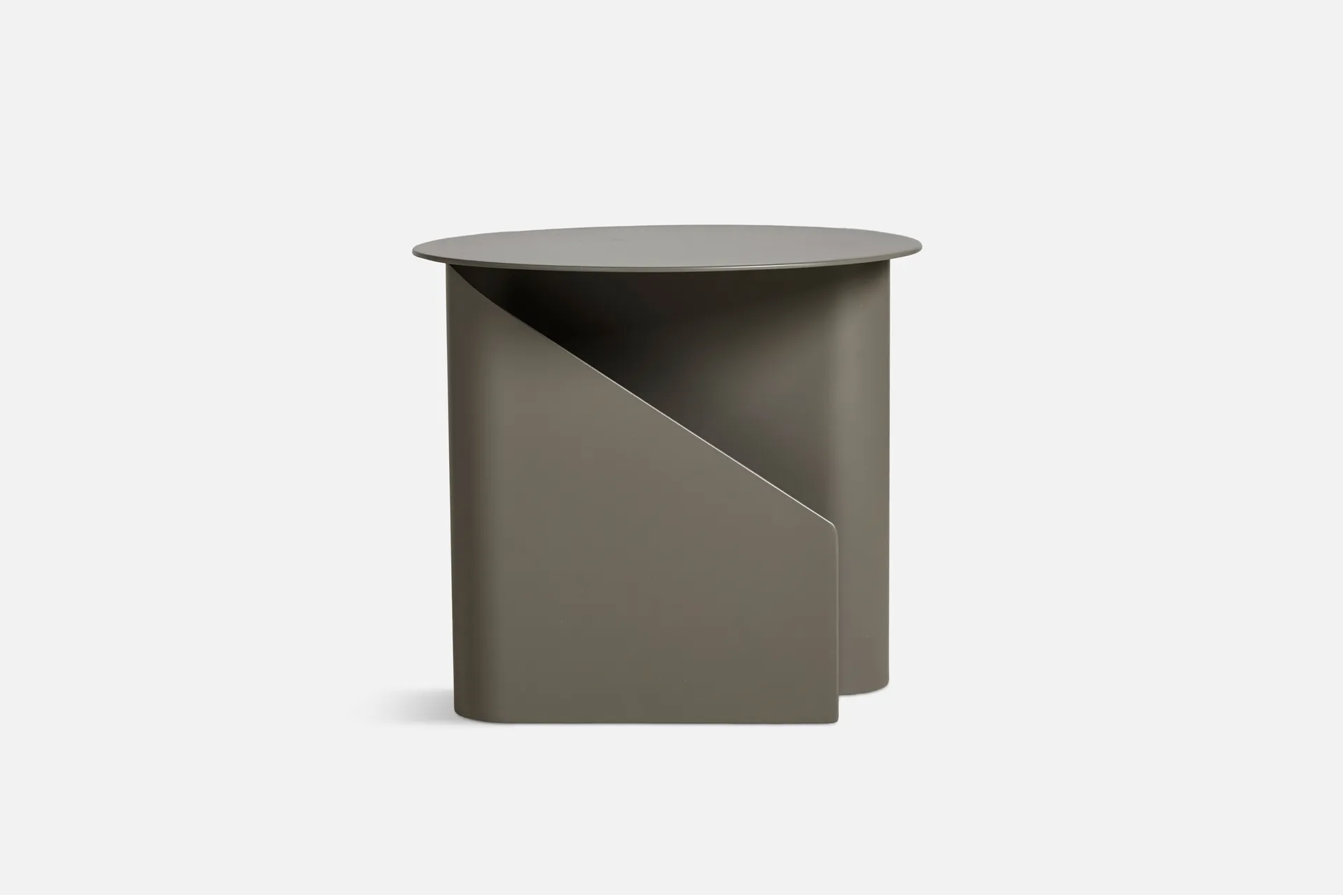 Sentrum side table, Taupe Woud