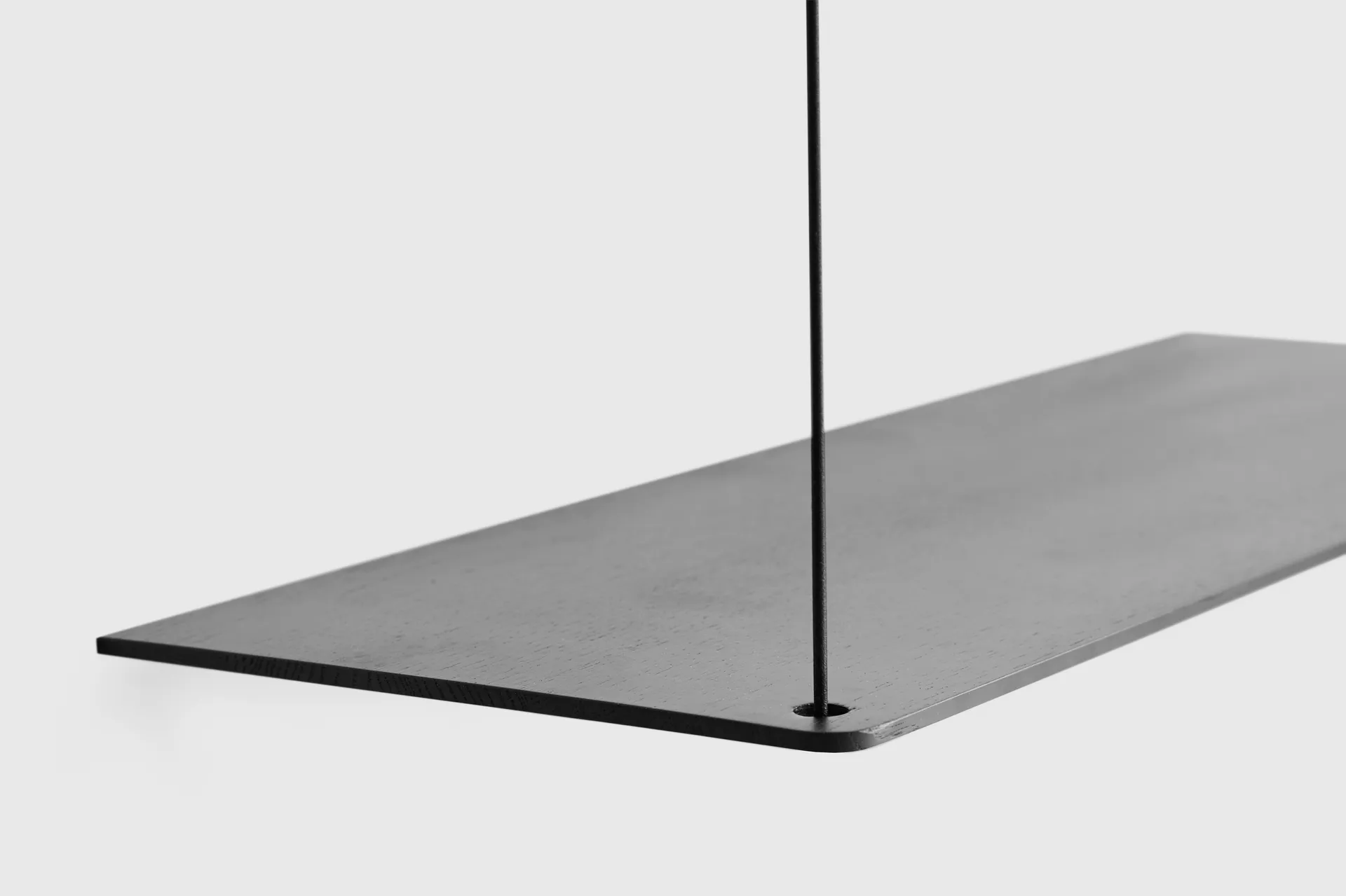 Stedge Add-on shelf 80 cm, Black oak Woud