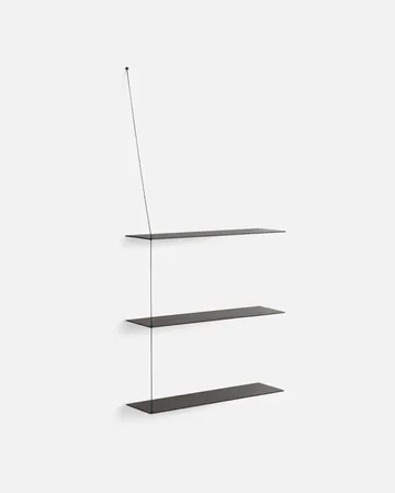 Stedge Add-on shelf 80 cm - Black oak - Woud