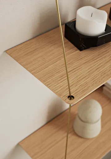 Stedge Add-on shelf 80 cm - Oak - Woud