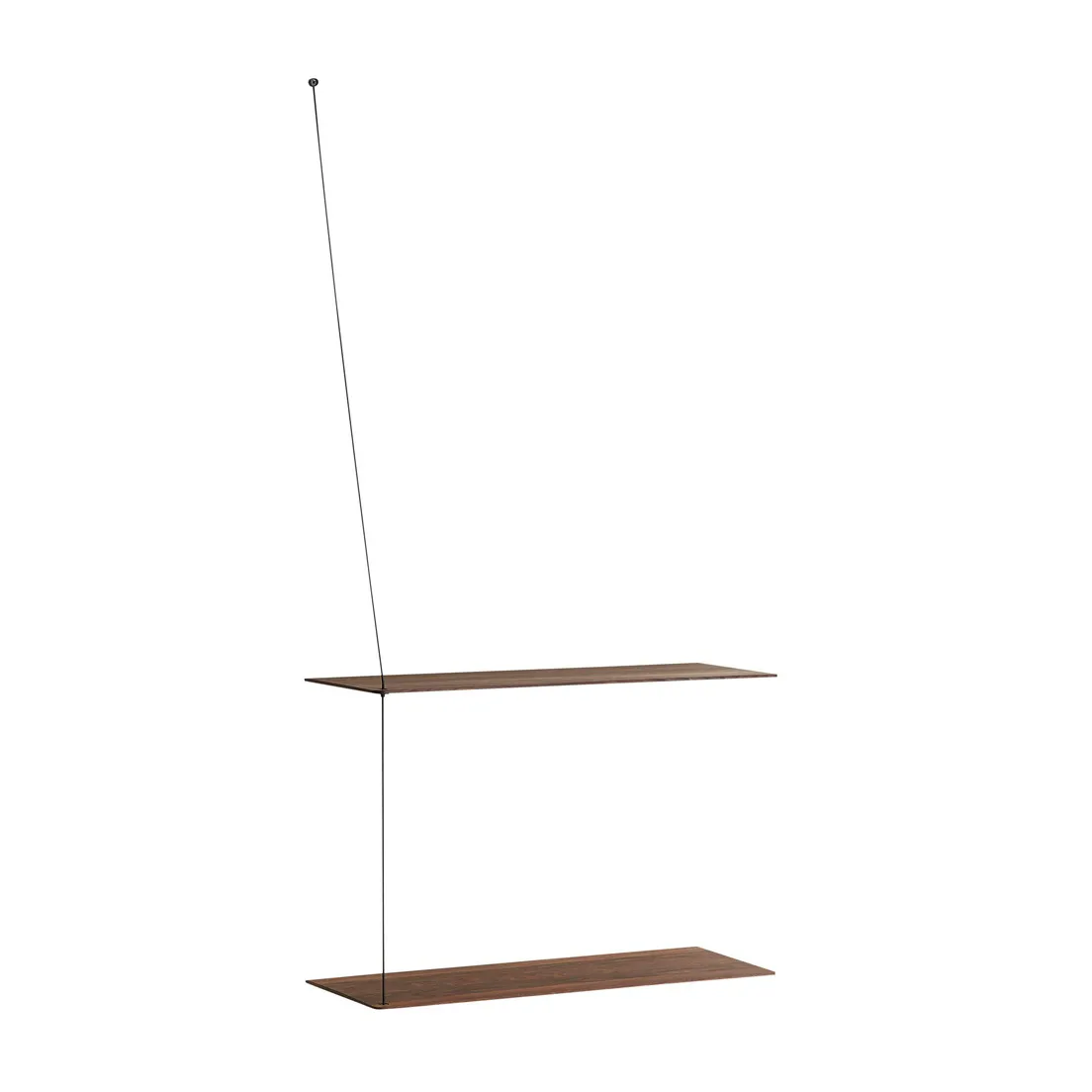 Stedge shelf 60 cm, Smoked oak Woud