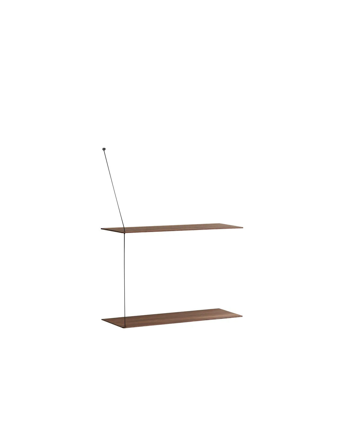 Stedge shelf 60 cm, Smoked oak Woud