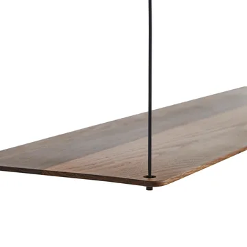 Stedge wall shelf 80 cm - Smoked oak - Woud