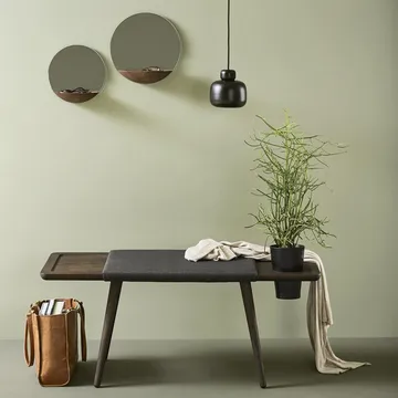 Stone ceiling lamp small - black - Woud