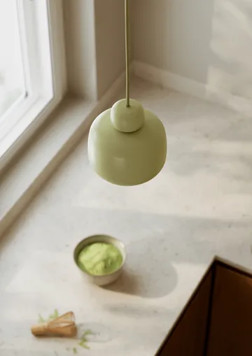 Stone ceiling lamp small - Matcha green - Woud