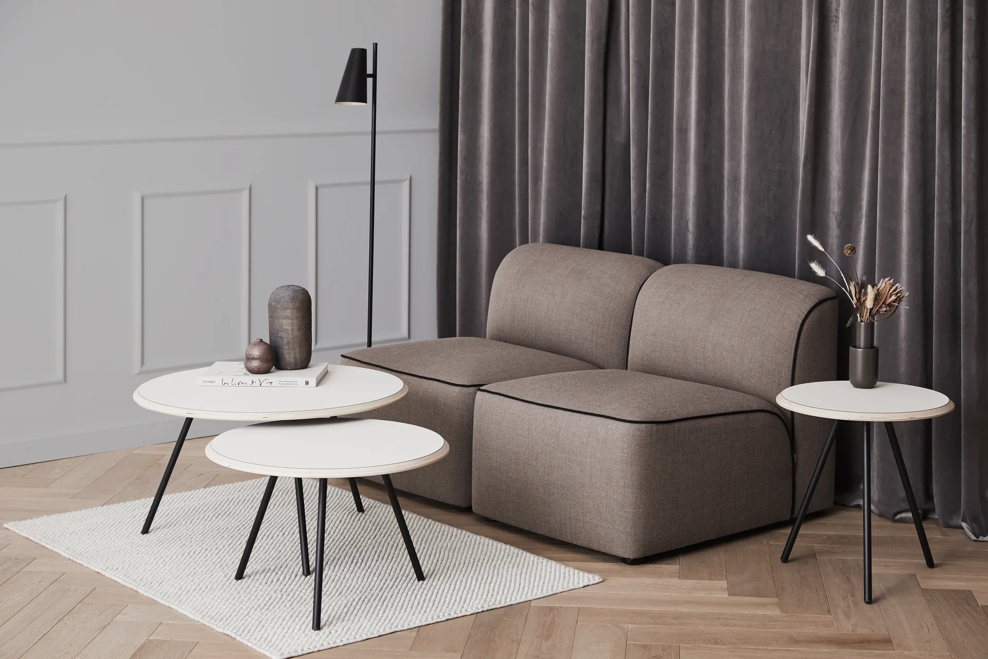 Tact rug off-white, 90x140 cm Woud