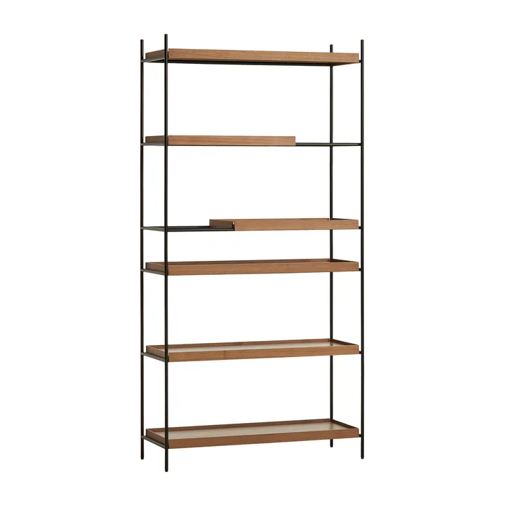Tray shelf high walnut , 100x201 cm - Style 1 - Woud