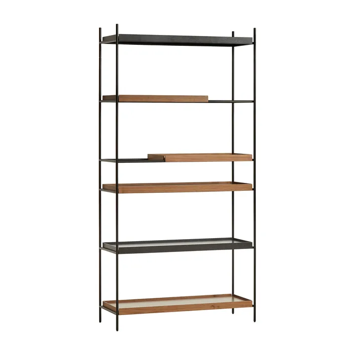 Tray shelf high walnut , 100x201 cm - Style 4 - Woud