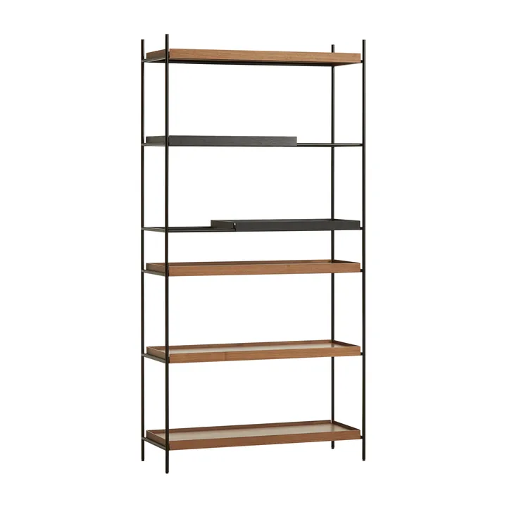 Tray shelf high walnut , 100x201 cm - Style 8 - Woud