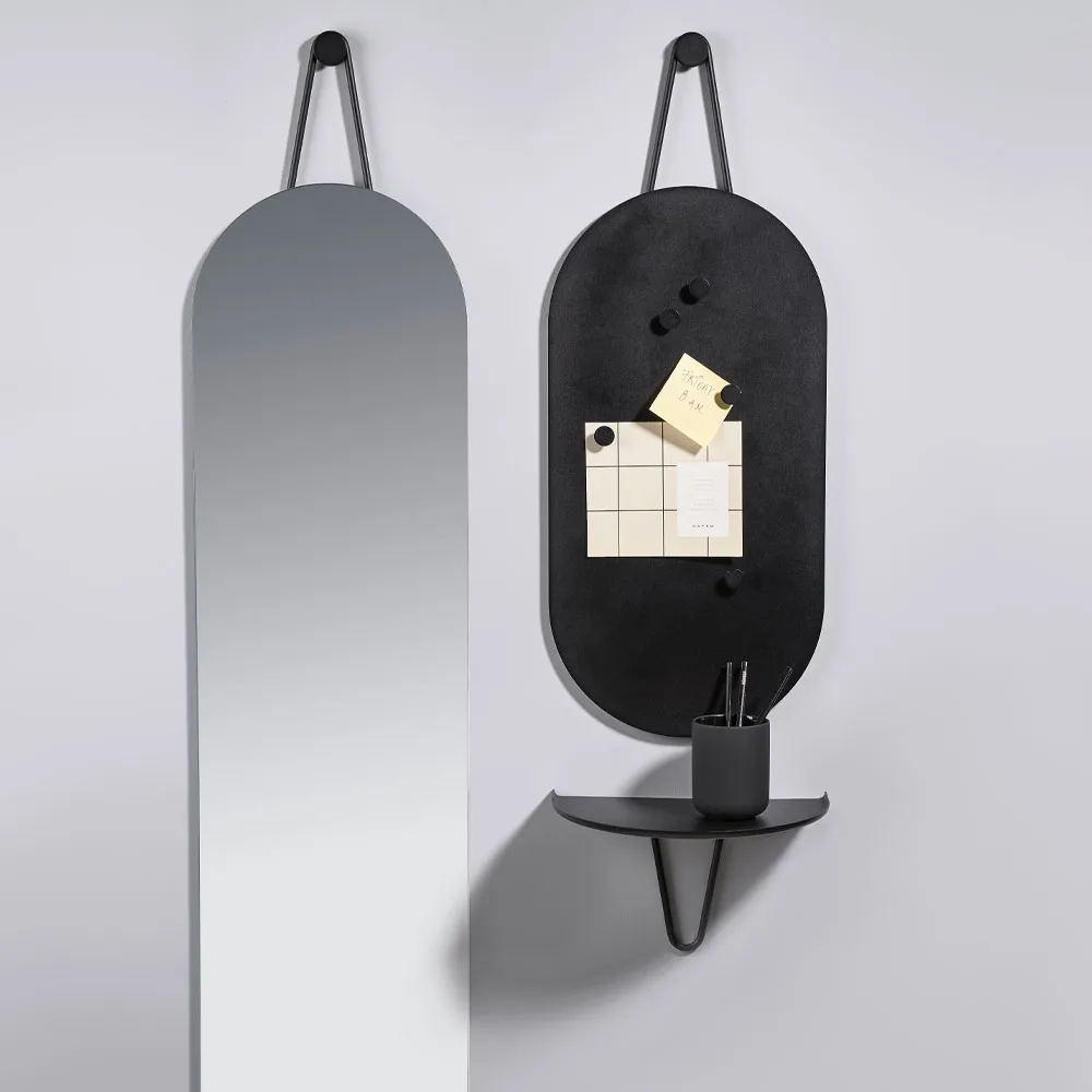 A-Wall Mirror, Soft grey, large Zone Denmark