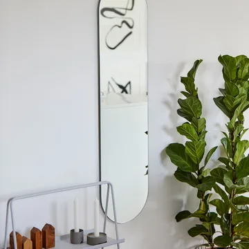 A-Wall Mirror - Soft grey, large - Zone Denmark