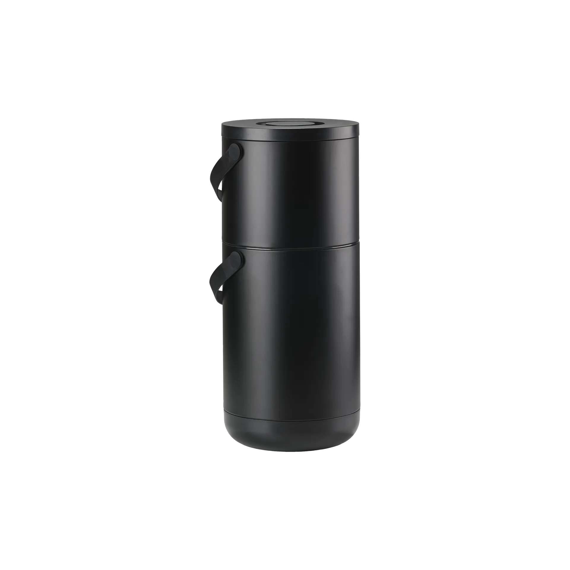 Circular Trash Can 22+12 L, Black Zone Denmark
