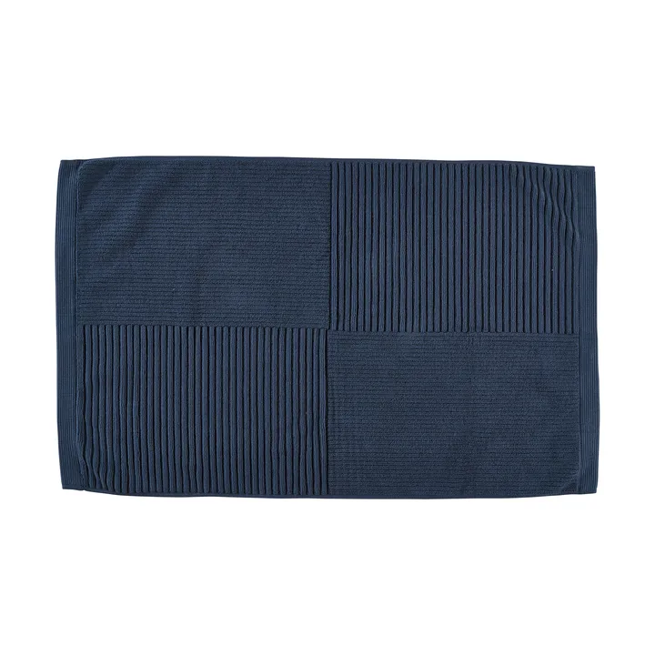 Classic bathroom mat 50x80 cm - Dark blue - Zone Denmark