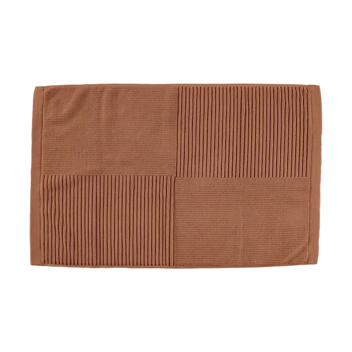 Classic bathroom mat 50x80 cm - Terracotta - Zone Denmark