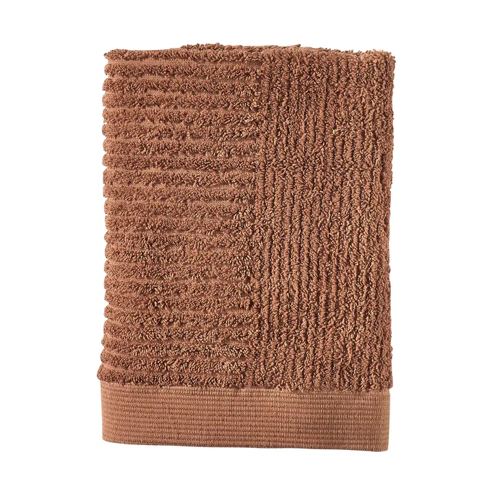 Classic towel 50x70 cm - Terracotta - Zone Denmark