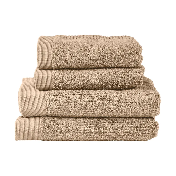 Classic towel set 4 pieces - Camel - Zone Denmark