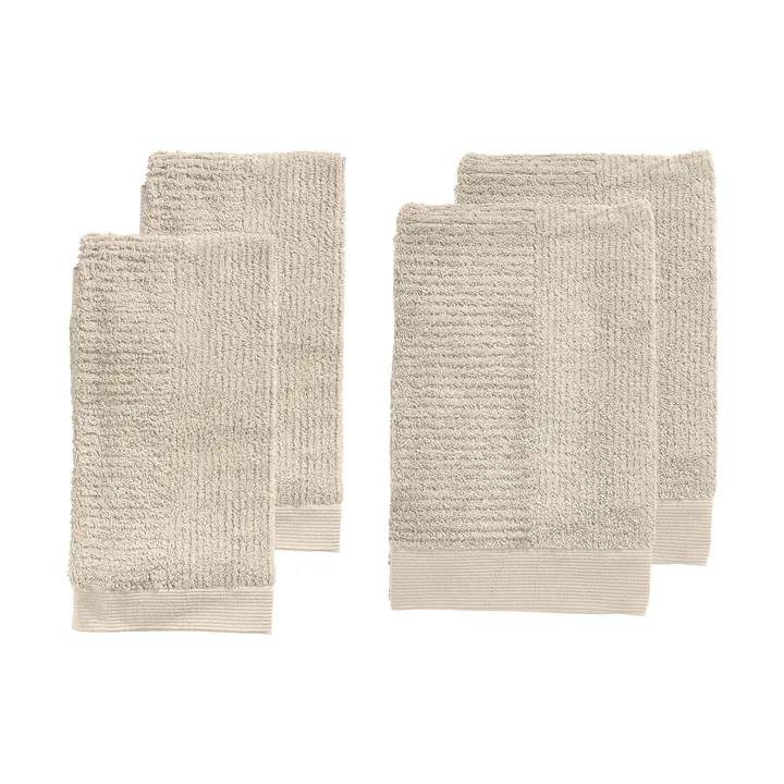 Classic towel set 4 pieces - Sand - Zone Denmark