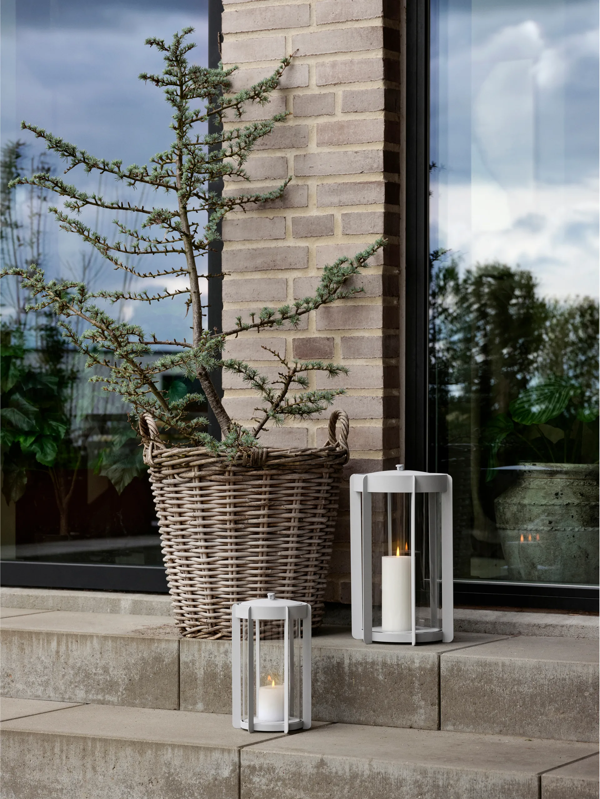 Firefly Lantern candle lantern 25 cm, Soft Grey Zone Denmark