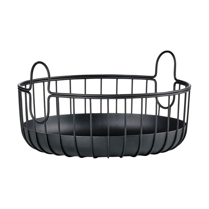 Inu basket Ø22x8 cm - Svart - Zone Denmark