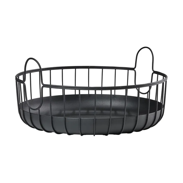 Inu basket Ø38x18 cm - Black - Zone Denmark
