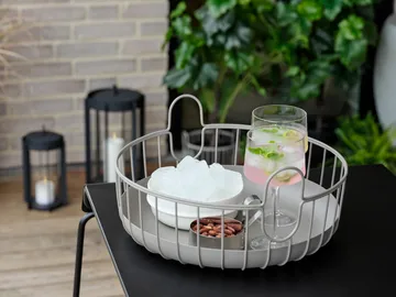 Inu basket Ø38x18 cm - Taupe - Zone Denmark