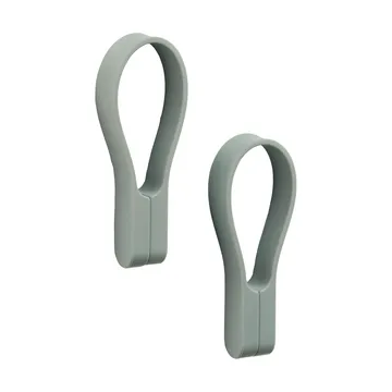 Loop towel hanger magnet 2-pack - Matcha green - Zone Denmark