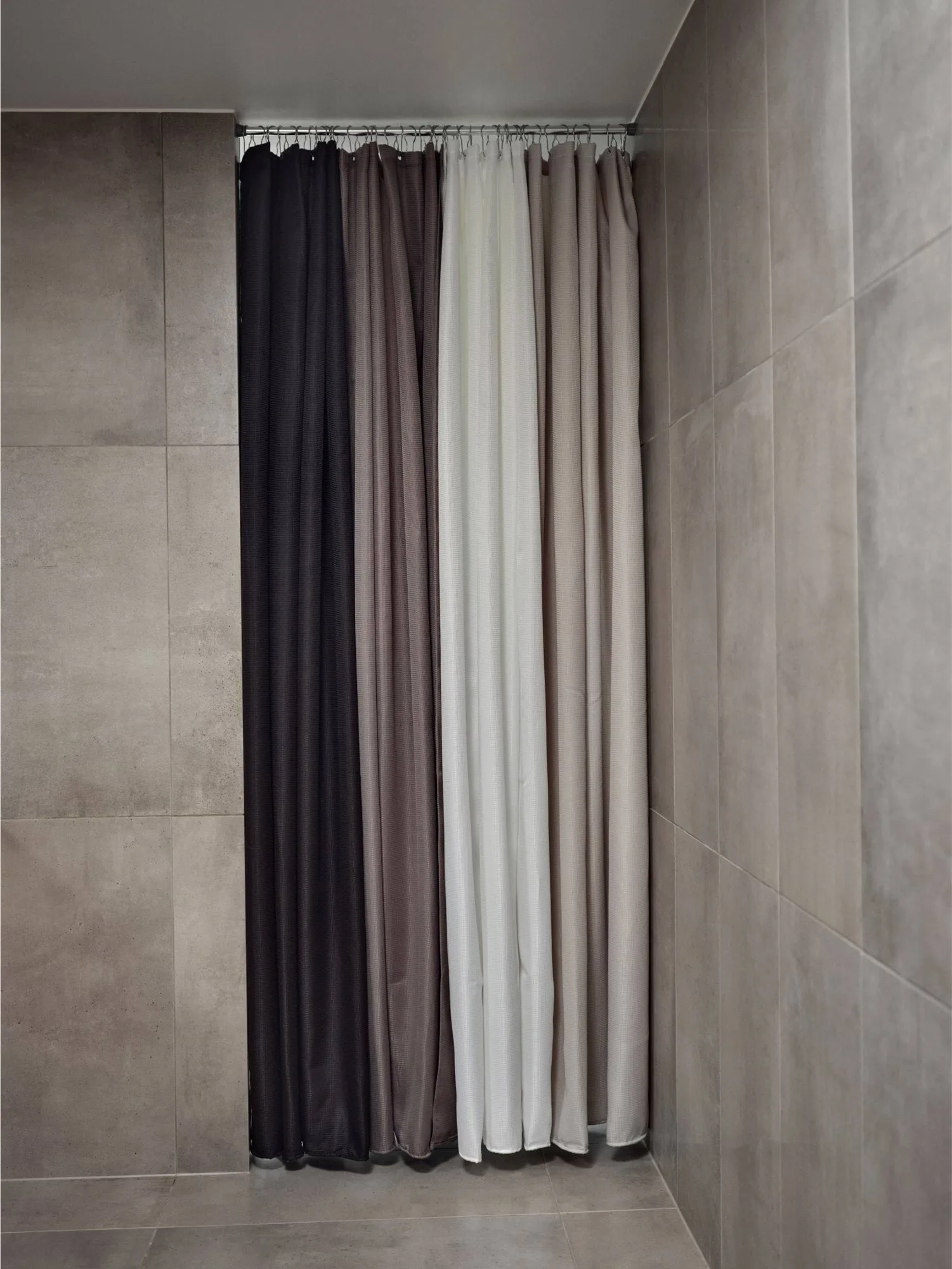 Lux shower curtain, Soft grey, 180x220 cm Zone Denmark