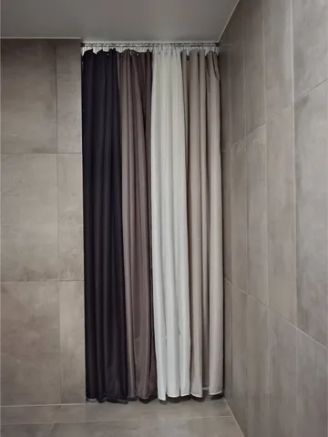 Lux shower curtain - White, 180x220 cm - Zone Denmark