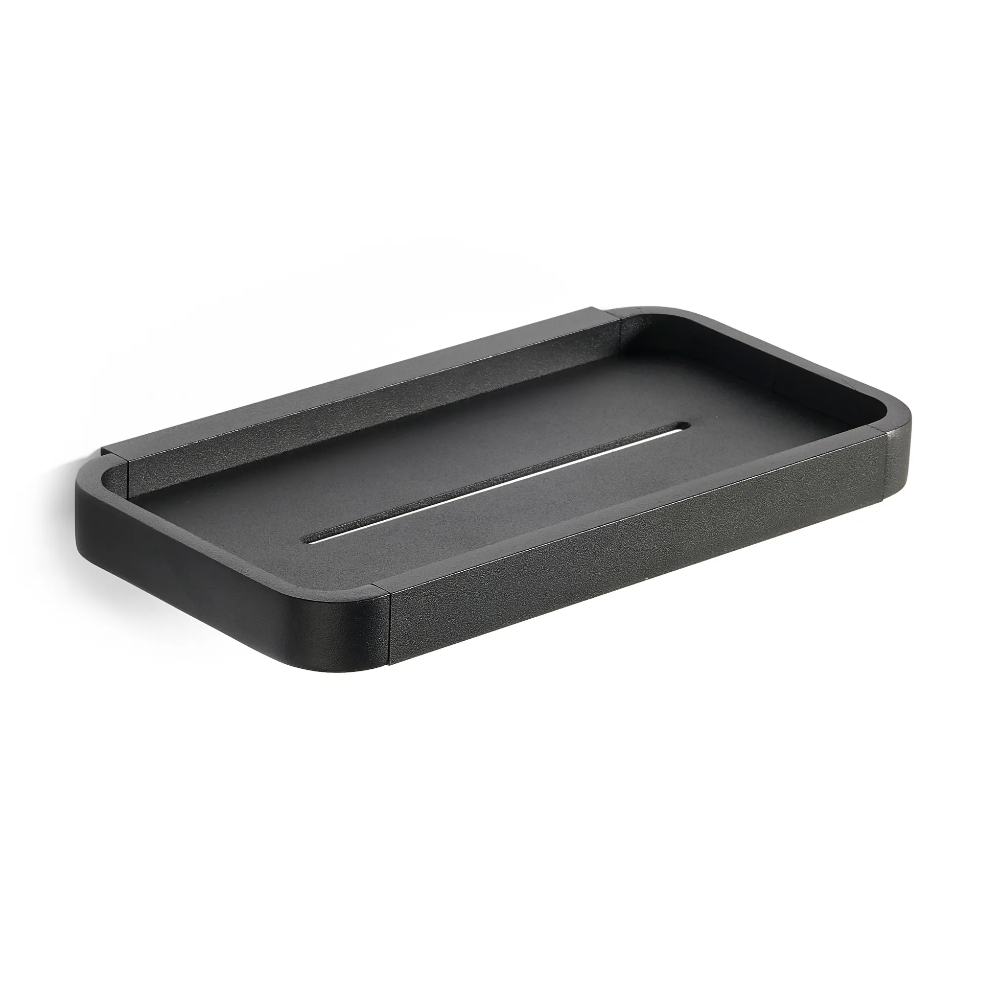 RIM shower shelf low 11x22 cm, Black Zone Denmark