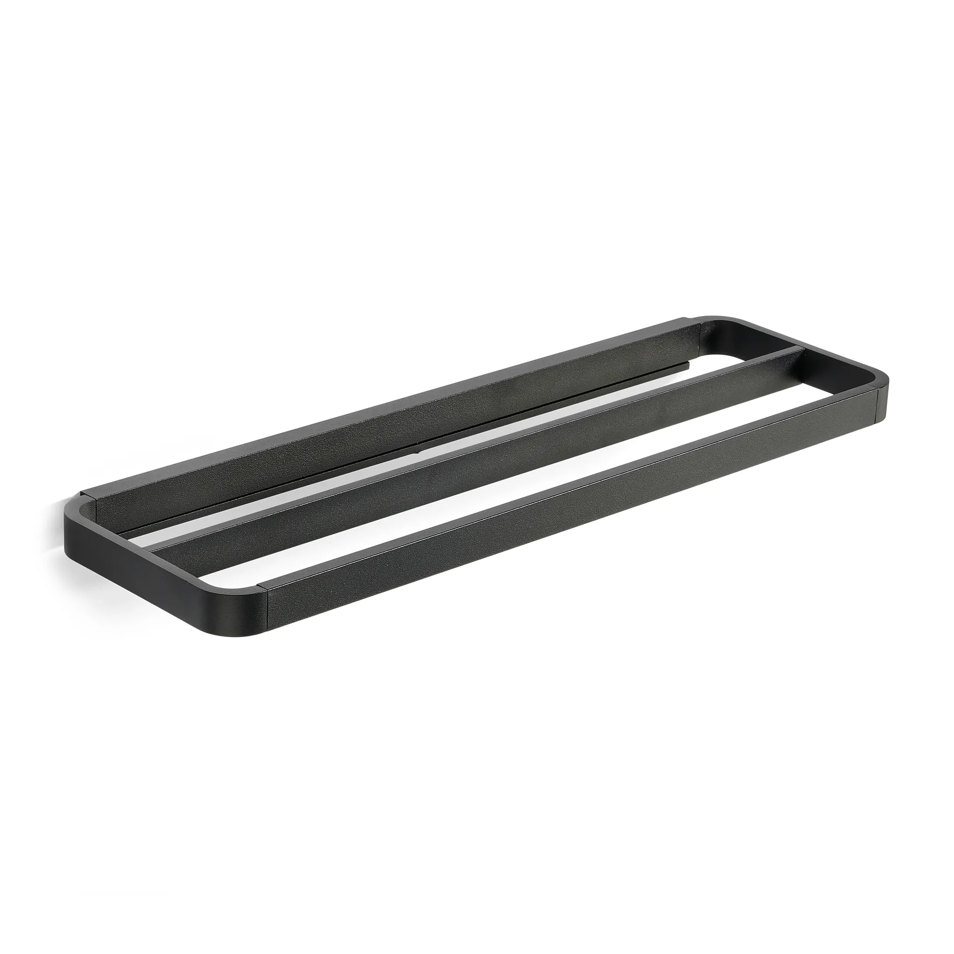 RIM towel rack double 12x44 cm, Black Zone Denmark