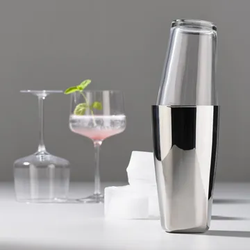 Rocks Boston shaker - polished steel - Zone Denmark