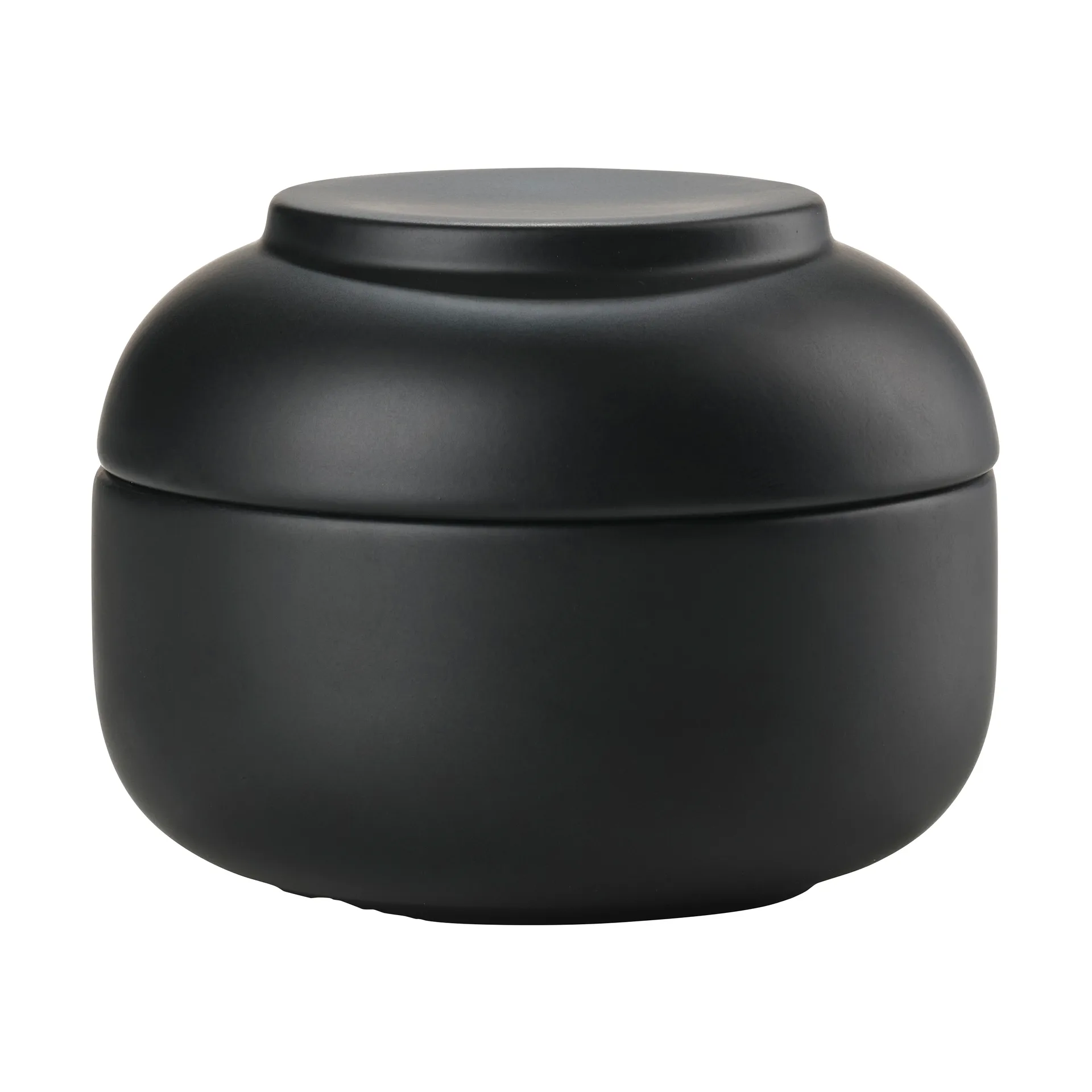 Sensu jar with lid Ø10.5x7.5 cm, Black Zone Denmark