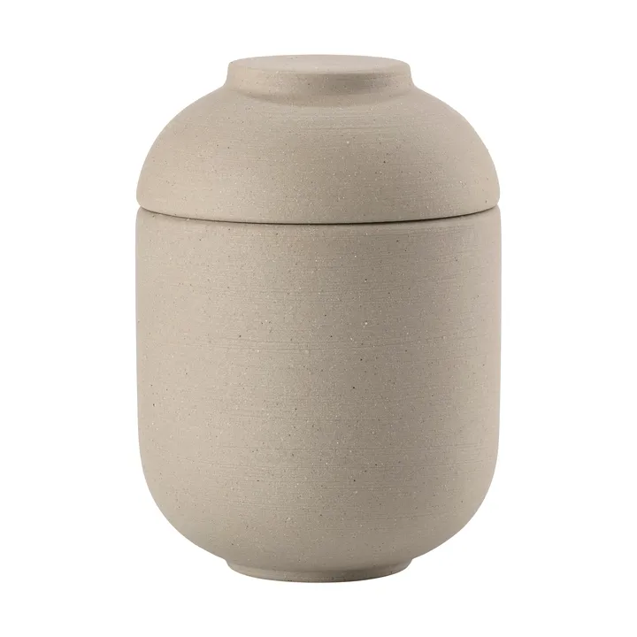Sensu jar with lid Ø6.5x9 cm - Taupe - Zone Denmark