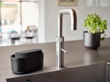 Singles dish station with sponge - Black - Zone Denmark