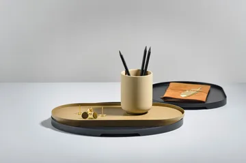 Singles tray oval 23x35 cm - Black - Zone Denmark
