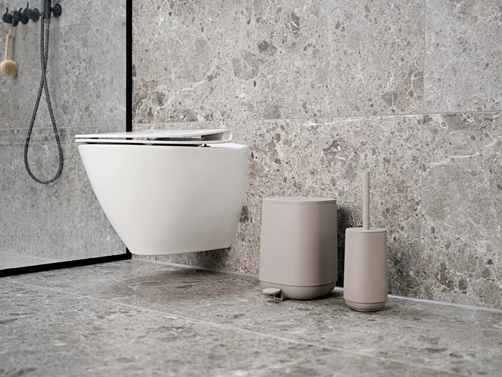 Time toilet brush 36 cm, Concrete Zone Denmark
